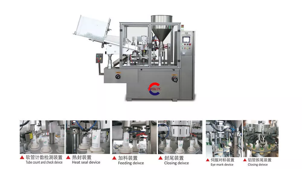 400F/L  Automatic Tube Filling And Sealing Machine